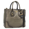 Prada Braided Handle Open Tote Vitello Daino