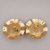 Chanel Vintage Clip-On Metal with Faux Pearl