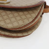 Celine Vintage Macadam Circle Logo Canvas and Leather