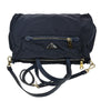 Prada Zip Convertible Shopping Tote Tessuto with Saffiano Leather