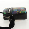 Gucci Front Zip Messenger Psychedelic Print GG Coated Canvas