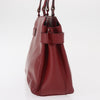 Salvatore Ferragamo Double Gancini Side Buckle Tote Leather
