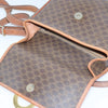 Celine Vintage Macadam Circle Logo Canvas and Leather