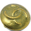 Chanel Vintage CC Round Clip-On Metal