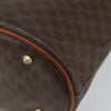 Celine Vintage Macadam Shopper Tote Canvas and Leather