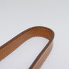 Celine Vintage Macadam Circle Logo Canvas and Leather