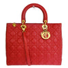 Christian Dior Vintage Lady Dior Cannage Quilt Lambskin