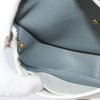 Christian Dior Vintage Honeycomb Flap Canvas and Leather