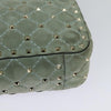 Valentino Garavani Rockstud Spike Flap Quilted Suede