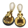 Chanel CC Dangle Metal with Faux Pearl