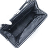 Chanel Vintage CC Side Belted Bowler Check Embossed Velvet