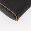 Christian Dior Vintage Honeycomb Canvas and Leather