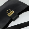 Salvatore Ferragamo Gancio Flap Hobo Leather