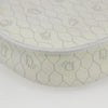 Christian Dior Vintage Honeycomb Flap Coated Canvas
