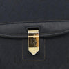 Christian Dior Vintage Honeycomb Flap Canvas and Leather