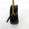 Gucci GG Marmont Round Matelasse Leather
