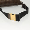 Fendi Mania Logo Waist Zucca Coated Canvas
