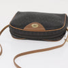 Christian Dior Vintage Honeycomb Canvas and Leather