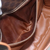 Celine Vintage Macadam Circle Logo Canvas and Leather