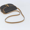 Christian Dior Vintage Honeycomb Canvas and Leather