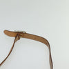 Celine Vintage Macadam Circle Logo Canvas and Leather