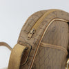 Christian Dior Vintage Honeycomb Canvas and Leather