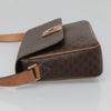 Celine Vintage Macadam Circle Logo Canvas and Leather