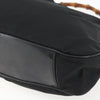 Gucci Vintage Bamboo Handle Open Hobo Nylon