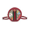 Gucci Ophidia Round Flora GG Coated Canvas