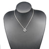 Tiffany & Co. Elsa Peretti Open Heart Pendant Sterling Silver with Pink Sapphire