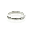 Tiffany & Co. Notes Wedding Band Platinum with diamonds