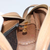 Christian Dior Vintage Honeycomb Canvas and Leather
