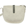 Christian Dior Vintage Honeycomb Flap Canvas and Leather