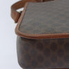 Celine Vintage Macadam Circle Logo Canvas and Leather