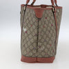 Gucci Joy Plus Tote GG Coated Canvas with Leather