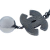 Chanel CC Pearl Drop Metal with Pearls