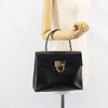 Salvatore Ferragamo Gancini Convertible Top Handle Leather