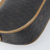 Christian Dior Vintage Honeycomb Canvas and Leather