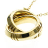 Tiffany & Co. Atlas X Closed Interlocking Pendant 18K Yellow Gold