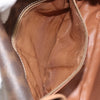 Celine Vintage Macadam Circle Logo Canvas and Leather