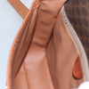 Celine Vintage Macadam Circle Logo Canvas and Leather