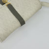 Christian Dior Vintage Honeycomb Flap Canvas and Leather
