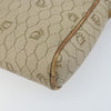 Christian Dior Vintage Honeycomb Canvas and Leather