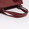 Salvatore Ferragamo Double Gancini Side Buckle Tote Leather
