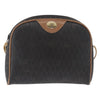Christian Dior Vintage Honeycomb Canvas and Leather