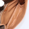 Celine Vintage Macadam Circle Logo Canvas and Leather