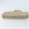 Christian Dior Vintage Honeycomb Canvas and Leather