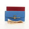 Salvatore Ferragamo Gancini Flap Continental Leather