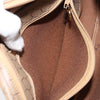 Christian Dior Vintage Honeycomb Canvas and Leather