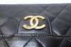 Chanel Chanel Matelassé Cuir Noir Black leather